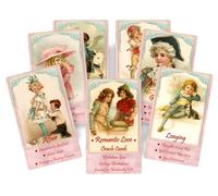 Tarjetas románticas de oráculo de amor vintage