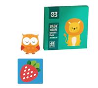 Tarjetas sensoriales de alto contraste para bebés en blanco y negro, tarjetas sensoriales para cerebros recién nacidos, estimulación visual, tarjetas sensoriales para bebés, tarjetas sensoriales para