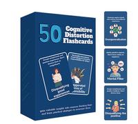 Tarjetas | Tarjetas De Habilidades De Adaptación En Terapia Comportamiento Dialéctica - Ayuda Psicológica Portátil para Práctica Mindfulness Relaciones Armoniosas Afirmaciones