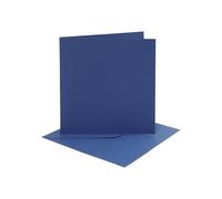 Tarjetas y sobres - CREATIV COMPANY - 15,2 x 15,2 cm - 4 juegos - Calidad superior - Mixto