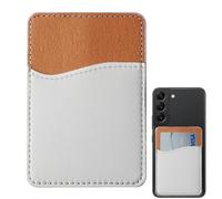 Tarjetero Adhesivo para Billetera De Teléfono - Tarjetero Antideslizante para Teléfonos Inteligentes, Adhesivo De Diseño Delgado Que No Deja Marcas | Durables Conveniente Billetera para Teléfono para