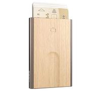 Tarjetero automático de aluminio con protección RFID. Modelo: SLIDER | Las tarjetas salen con un solo clic. Encuentra la tarjeta adecuada en segundos. Hasta 6 tarjetas.