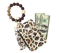 Tarjetero bohemio - Cartera de piel con borlas, soporte para tarjetas bohemio, bonito soporte para tarjetas, funda para tarjetas bohemia de moda, tarjetero para tarjeta de autobús y tarjeta de