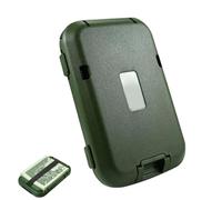 Tarjetero con Bloqueo de - 11 x 7,1 x 2,2 cm, Delgada Cartera de Metal de Aluminio, Protector Impermeable para Tarjetas, Cartera de tamaño de Bolsillo, portatarjetas de débito portátil y Seguro