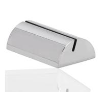 Tarjetero de acero inoxidable, tarjetero para mesa, tarjetero para menú, plateado, con número de mesa, para recetas, número, soporte para fotos, tarjetero para restaurantes, bodas, banquetes