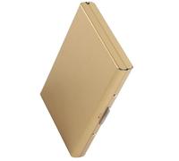 Tarjetero de Crédito Duradero Estuche para Tarjetas de Visita de Acero Inoxidable con 6 Ranuras para Tarjetas, 3,1 Oz, Efectivo, Protege contra Escaneos No Autorizados, Ideal