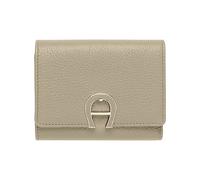 Tarjetero de cuero Aigner beige