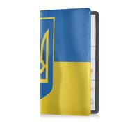 Tarjetero de cuero de alta calidad para registro de automóvil y seguro para hombres y mujeres, artículos esenciales para tarjetas, documento esencial, licencia de conducir, bandera nacional de