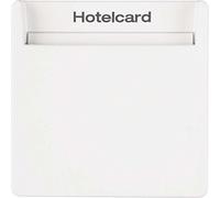 Tarjetero de hotel electrónico, series berker Q.x de hager, blanco polar