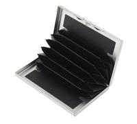 Tarjetero de Metal para Tarjetas de Crédito - Acero Inoxidable - Protección RFID - Cartera Minimalista- Plata
