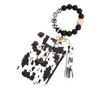 Tarjetero de Pulsera de Piel sintética, Bonito Tarjetero, Soporte Protector para Tarjetas de autobús, Tarjeta de Identidad, Negro y, Refer to Description, Unisex