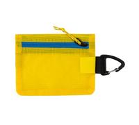 Tarjetero, Delgada Impermeable, Bolsillo portátil para Tarjetas, para Caminar, Rutina al Aire Libre, Estilo de Vida, Camping, Senderismo, Viajes, Festivales Diarios, Amarillo, Consulte la