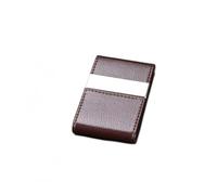 Tarjetero Estuche for tarjetas de visita Cuero de gran capacidad Titular de la tarjeta de visita Titular de la tarjeta portátil for damas de los hombres Titular de la tarjeta bancaria Titular de la ta
