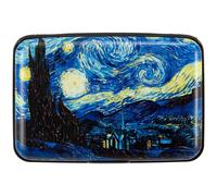 Tarjetero Kaabao para hombre y mujer, con bloqueo RFID, de metal, delgado, de aluminio, para negocios, con estuche r gido para identificaci n (Va