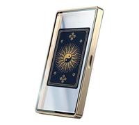 Tarjetero magnético - Estructura de metal, parte delantera cristalina, perfil ultra fino, vitrina para trading , protección deportiva premium | elegante tarjetero graduado para deporte y to