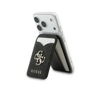 Tarjetero magnético Guess 4G con espejo compatible MagSafe Negro