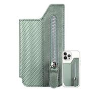 Tarjetero magnético Tipo Billetera, Tarjetero Trasero para teléfono,Cartera Plegable en la Parte Posterior del Bolsillo para Cambiar el teléfono | Funda con Tapa Trasera para móvil para hombr