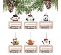 Tarjetero para Colgar Fotos de 9.4 Pulgadas, Soporte de Dinero Resistente para árbol de Navidad, Madera para Colgar, cómodo Soporte de Dinero de Navidad para árbol de, Amigos, niños, Parejas