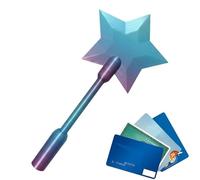 Tarjetero para Pago sin Contacto Star Magic Wands, Impresos en 3D para Pagar varitas, diseño , para Cosplay, Compras, Viajes, Regalo Funcional para Adultos, 15x30 cm