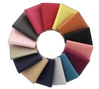 Tarjetero, para tarjetas de crédito, de visita y de fidelización, de piel de ternera, para mujer y hombre, azul, Negro (Negro) - B076LZQPB1