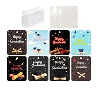 Tarjetero para tarjetas de graduación, decoración de billetera, recuerdo creativo para felicitaciones, graduados, estudiantes universitarios de último año, Qj077, Refer to description, Unisex