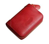 Tarjetero Titular de la Tarjeta crédito identificación los Hombres Cartera Cuero Metal Aluminio Caja bancaria del Negocio(Red)