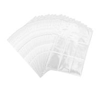 Tarjetero transparente de doble cara de 50 páginas, funda para guardar tarjetas, álbum de colección de fotos, funda protectora de nueve cuadrados, álbum de fotos de bolsillo