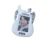 Tarjetero transparente para amantes de la música, ligero, para tarjetas de visita, billetes, transporte diario, transparente para negocios