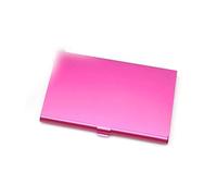 tarjeteros, tarjeteros metálicos de bolsillo, Tarjetero de aleación de aluminio for tarjetas de crédito, tarjetero for hombre, tarjetero de negocios(Rose)