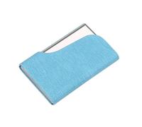 tarjeteros, tarjeteros metálicos de bolsillo, Tarjetero de lujo for hombre, tarjetero de aleación de aluminio for tarjetas de identificación.(Blue)