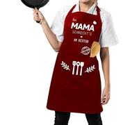 Tarklanda Delantal de Cocina Madre, Delantal de Cocinero con Bolsillos, Regalos Originales para Cumpleaños Navidad Día de la Madre