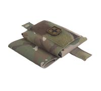 Tarnnetz Micro Trauma Kit Bolsa IFAK Bolsillo de Almacenamiento con Soporte para torniquete Hamaca para cinturón táctico MOLLE EDC Bolsa de Primeros Auxilios médicos MC
