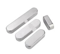 TARONIX 1-10 Uds. Llave de pluma de punta redonda llaves de eje de transmisión paralelo 304 Acero inoxidable cuadrado Rectangular tipo L = 8-120mm(10pcs,M6x6x32)