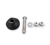 TARONIX FurnitureLevellers - Pies ajustables, 1 unidad, M8, M10, M12, M16, M20, patas de nivelación ajustables, patas giratorias, base fija de nailon, almohadillas D60 para muebles (D60xM10x100)