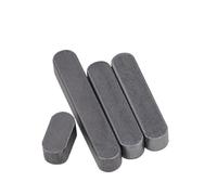 TARONIX Llaves paralelas cuadradas M7 acero al carbono tipo A, pasador de llave plana, eje de transmisión, llave de cabeza de extremo redondo paralelo(M7x7x30 20pcs)