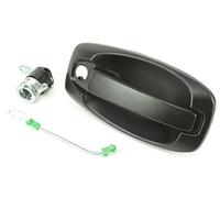 Taros Trade 59 - 0453-n-99534 Puerta Externa manija portón negra texturada con Orificio para Cilindro de cerradura