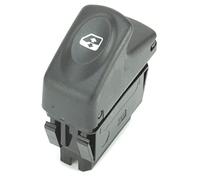 Taros Trade Interruptor De Elevalunas Delantero Single Con Conector De 5 Pin, Pulsador, ON-OFF, Negro