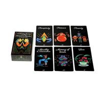 Tarot Adivinación del Destino, Baraja de Tarot de 88 Cartas, Cartas de Tarot Oráculos, Juego de Tarot, Cartas Baraja de Tarot Adivinación Tarot del Destino Cartas de Oráculo Entretenimiento p, Tarot,