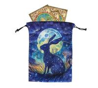Tarot Almacenamiento Bolsa Bolsa de Joyería con Cordón Bolsa de Almacenamiento de Accesorios de Tarot Suministros de Adivinación de Oracle Decks Runas Dados, Sxf05#, Refer to description, Clásico