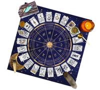 Tarot Altar Cloth - Tabla de terciopelo cuadrado para whisky, Astrology Oracle Table Mat, Elegant Adivination Pad for Tarot Reading, Protective Mystic Exterior, Magic Ritual Accessory, Soft Decorative