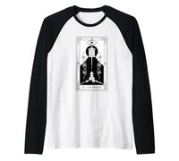 Tarot Arcana IX El Ermitaño Místico Oculto Camiseta Manga Raglan