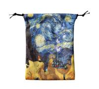 Tarot Bolsa - Funda para Tarot, Bolsa de Bolsa de Cartas de Tarot - Puerta de Almacenamiento de Bolsa de Empate 13x18 cm - Funda Protectora de Mazo para Barajas Oracle, D, riferimento alla