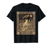 Tarot Cacatúa Celestial Carta Zodiaco Dark Academia Camiseta