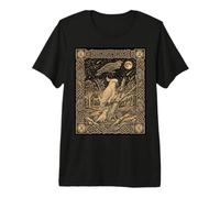 Tarot Cacatúa Celestial Carta Zodiaco Dark Academia Camiseta Premium