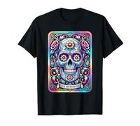 Tarot Calavera de Azúcar Día de los Muertos Día de los Muertos Camiseta