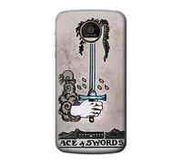 Tarot Card Ace of Swords Funda Carcasa Case para Motorola Moto Z Force, Z Play