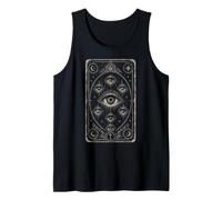 Tarot Card All Seeing Eyes Ocult Celestial Gothic Gifts Camiseta sin Mangas