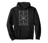 Tarot Card All Seeing Eyes Ocult Celestial Gothic Gifts Sudadera con Capucha