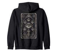 Tarot Card All Seeing Eyes Ocult Celestial Gothic Gifts Sudadera con Capucha