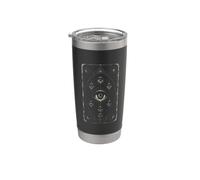 Tarot Card All Seeing Eyes Ocult Celestial Gothic Gifts Vaso térmico de acero inoxidable de doble pared